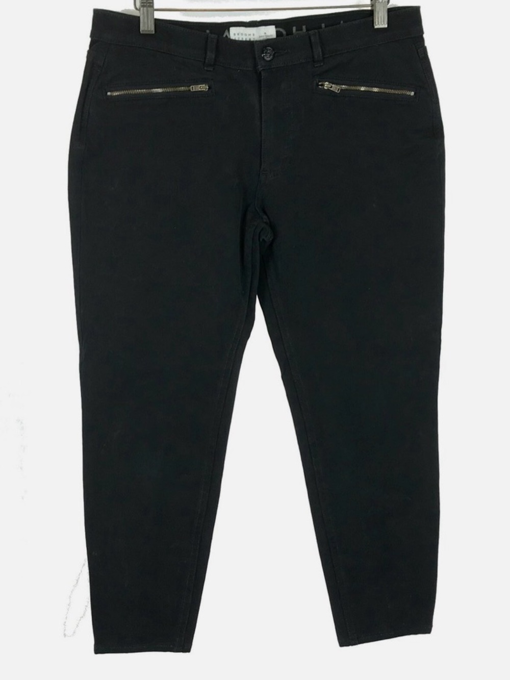 Kate Spade Broome Street Black Zip-Pocket Skinny Leg Ankle Jeans Size 30